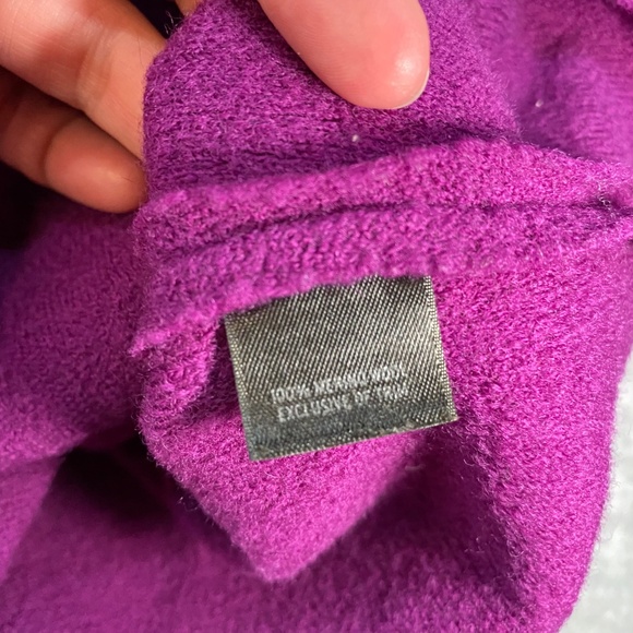 Semantiks Size S Merino Wool Jacket Floral Applique Button Front - Picture 7 of 9